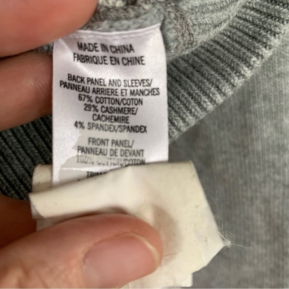 Theory Mixed Media Zip Ip Sweater Size S - Picture 4 of 8